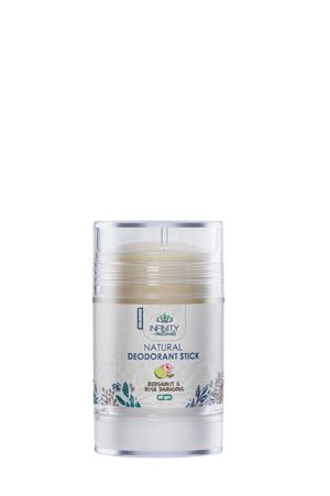 Deodorant Stick Bergamot and Rose Damascus by Infinity Clinic Pharma – natural aluminum-free deodorant with floral scent