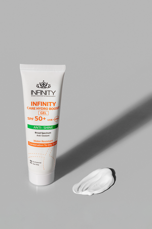 Hydro Boost Gel SPF50+ texture close-up – lightweight hydrating gel formula