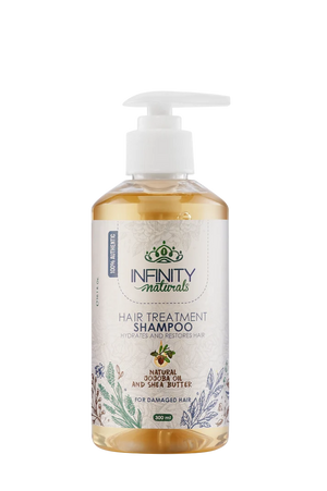 انفنتي شامبو للشعر الجاف والمتقصف , infinity shampoo Jojoba Oil & Shea Butter