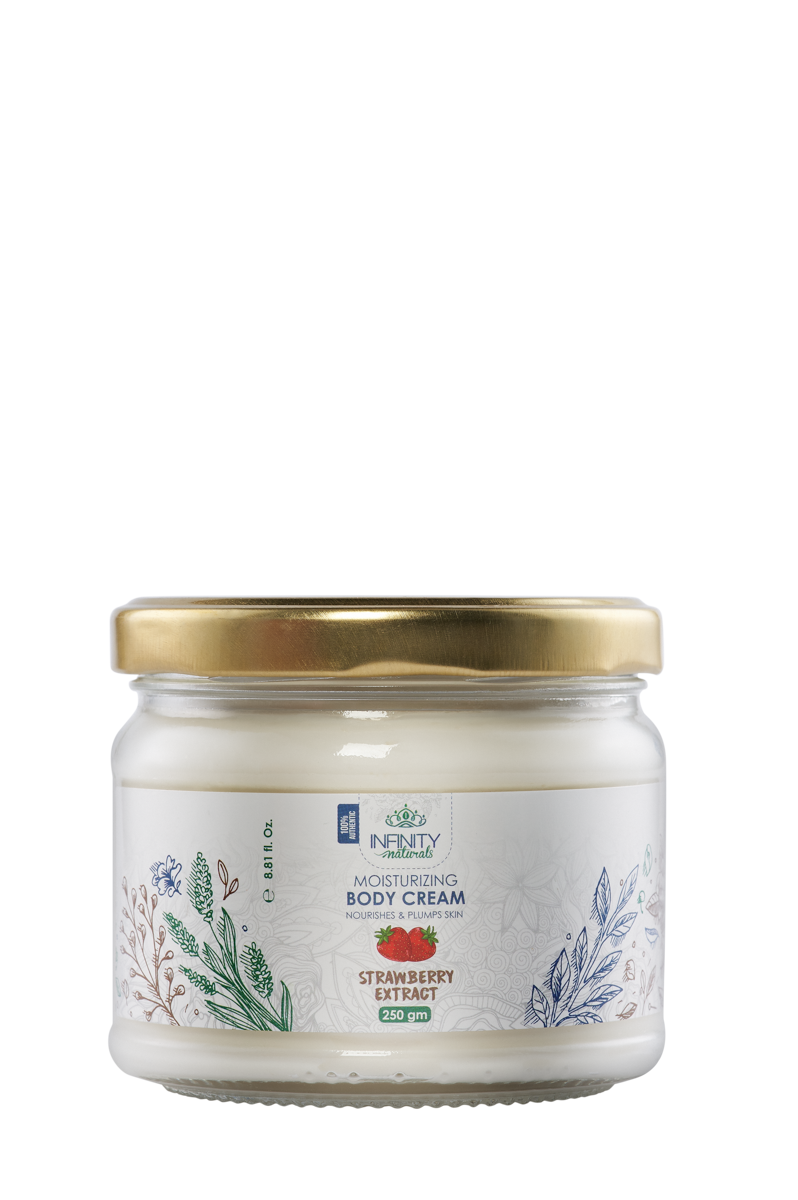Moisturizing Body  Cream Strawberry Extract