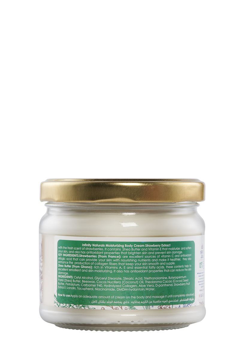 Moisturizing Body  Cream Strawberry Extract