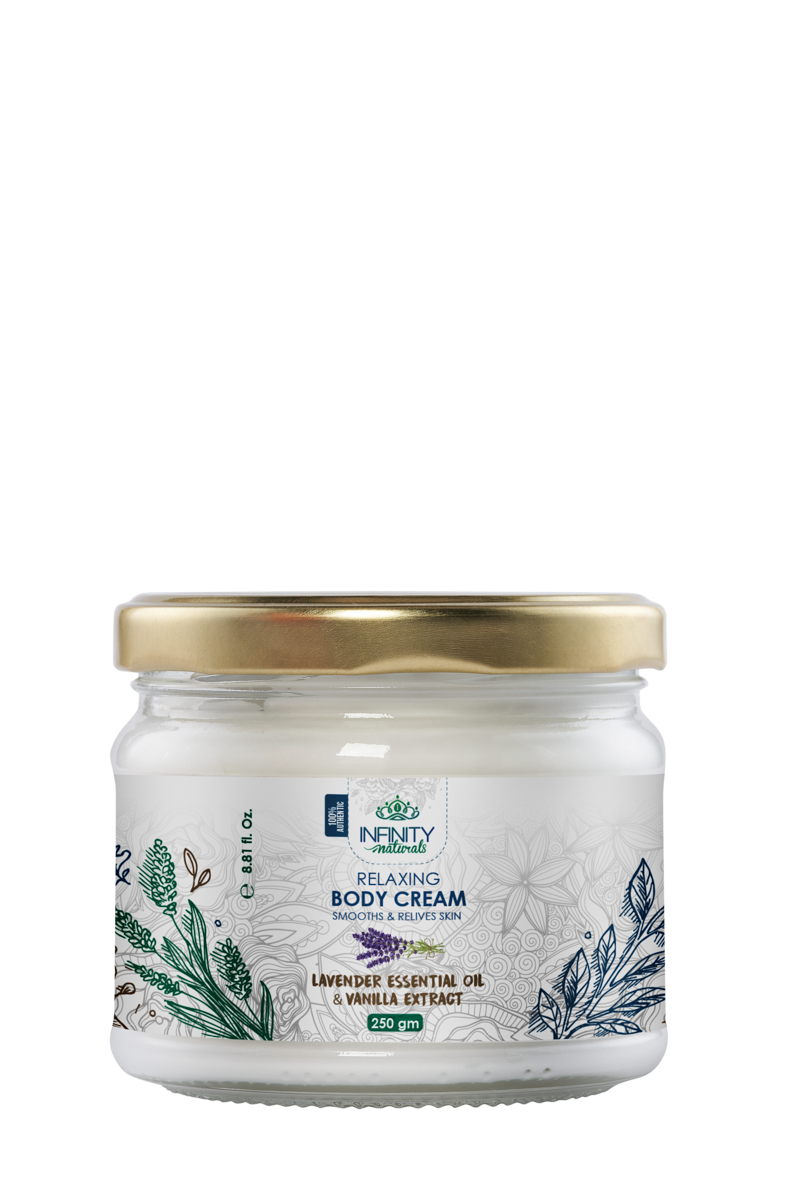 Relaxing Body Cream Lavender Essential Oil & Vanilla Extract