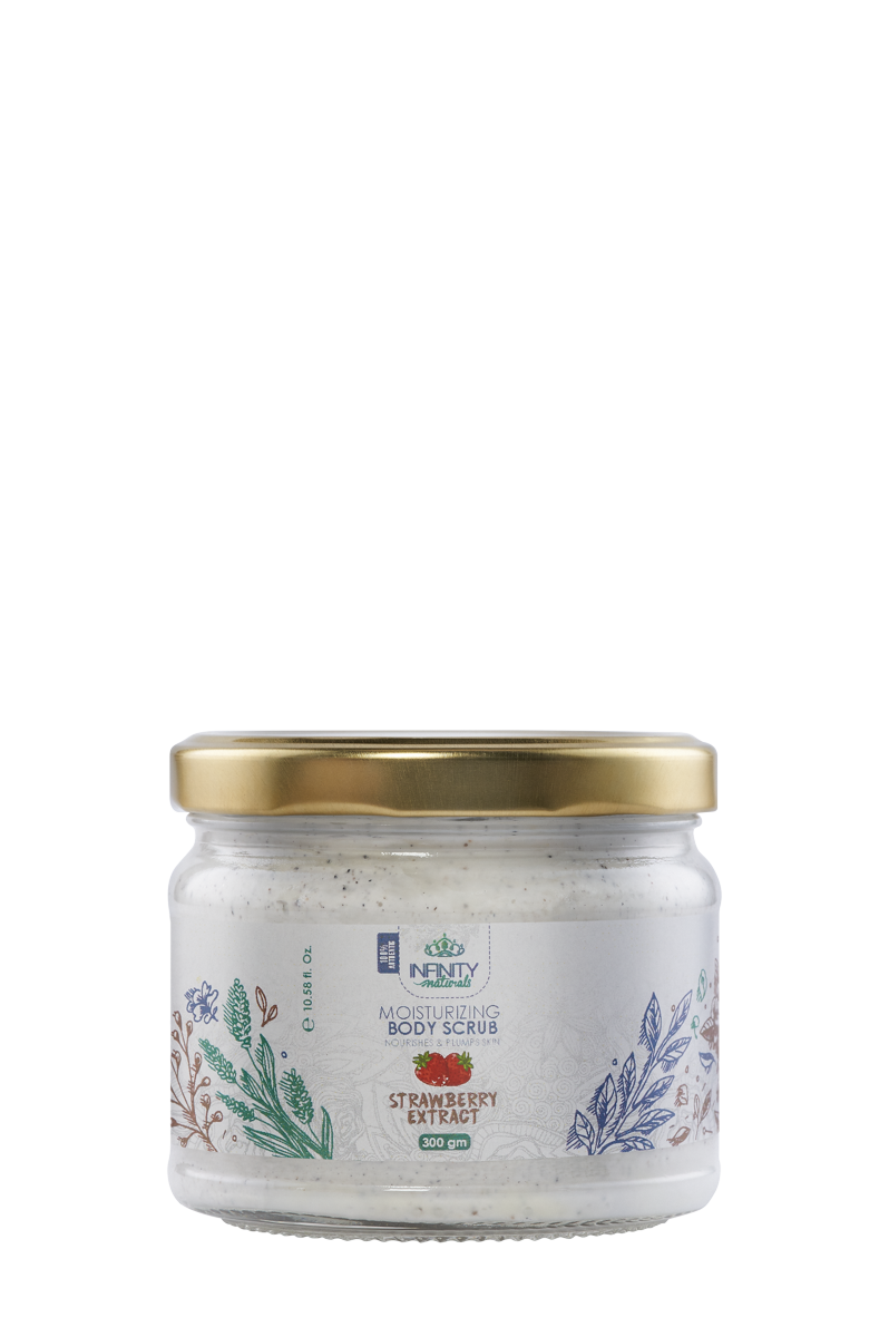Moisturizing Body Scrub Strawberry Extract