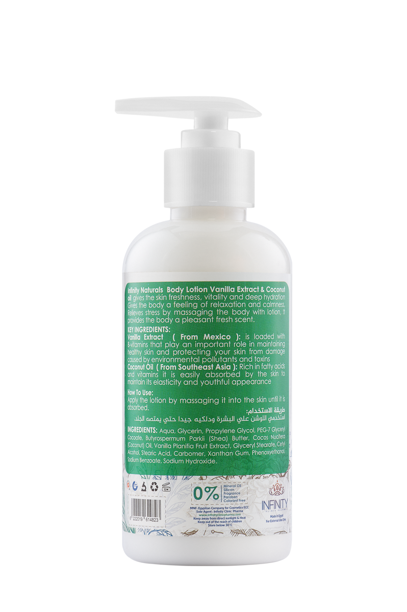 Body Lotion Vanilla Extract & Coconut oil