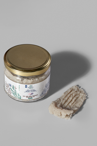 Relaxing Body Scrub Sea Salt & Lavender Essential Oil