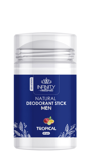 Infinity Natural Deodorant Stick Tropical for Men