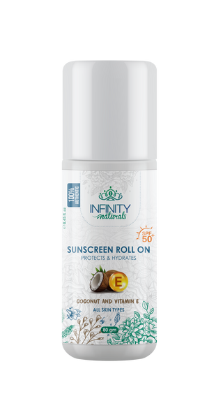 Infinity Naturals Sunscreen Roll on - SPF50+  all Skin Types