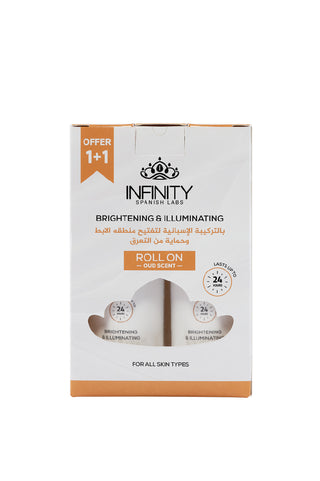 2 Items of Brightening & Illuminating Roll On - Oud scent Promo Pack